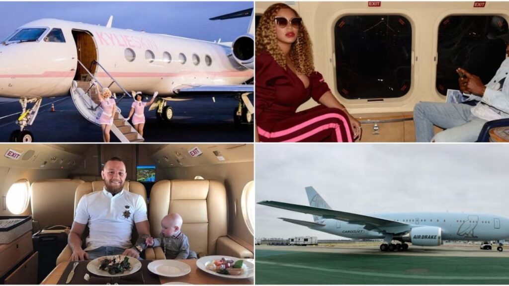 private jets used by celebrities