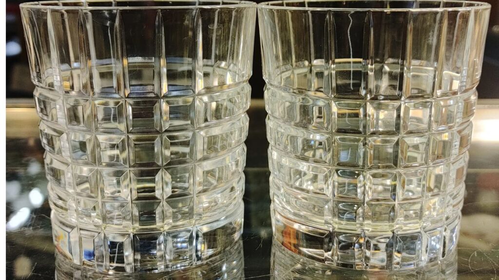 double old fashioned glass