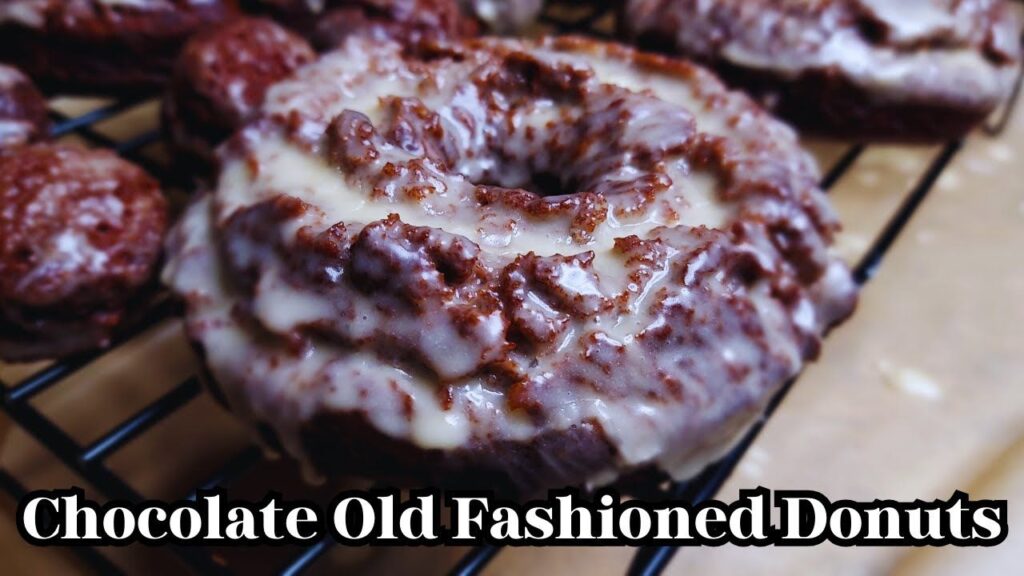 chocolate old fashioned donut