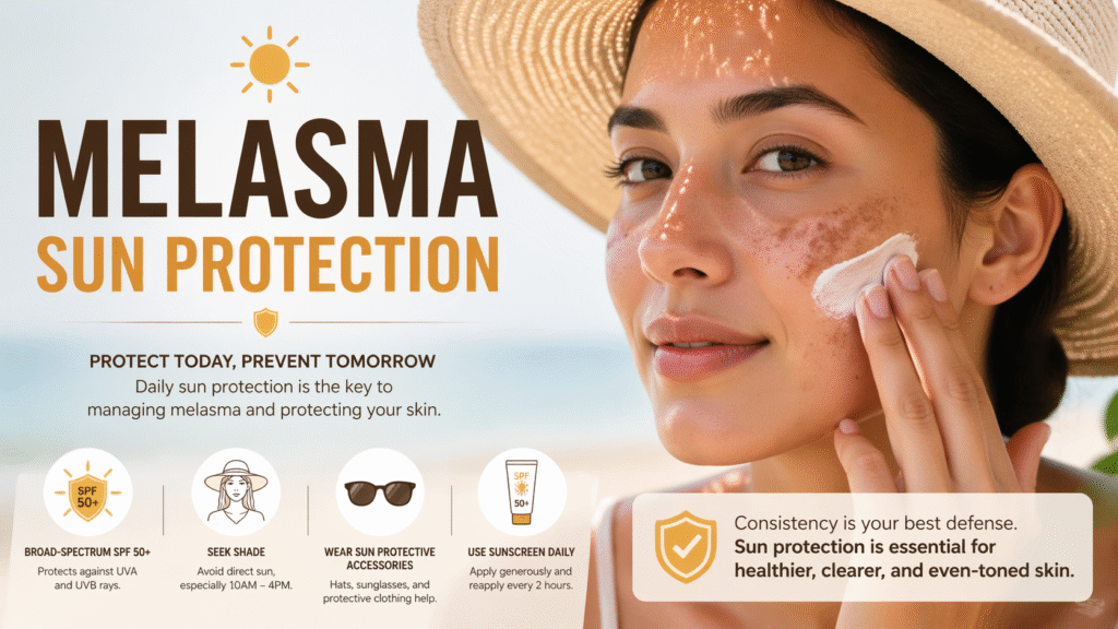 melasma sun protection